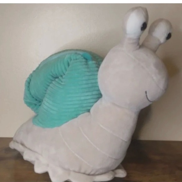 Scentsy Buddy Sia the Snail Stuffed Plush Aqua Gray preowned, new scent pack - Picture 1 of 2